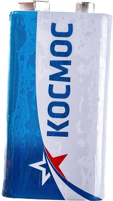 

Батарейка Космос KOC6F22 солевые, 1 шт, 9В (6LR61, 6F22, PP3), KOC6F22