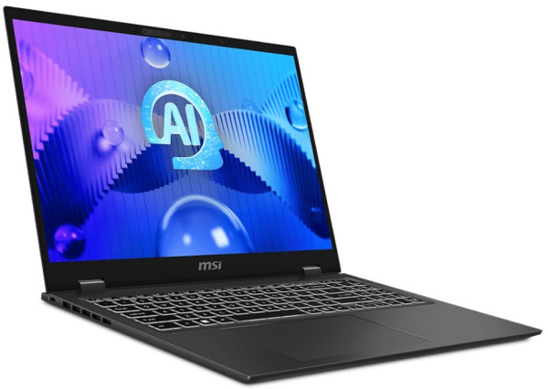 фото Ноутбук  MSI Prestige 16 AI Evo B1MG-035RU в Омске 16 ", Core Ultra 7, 16 Гб RAM, 1 Тб SSD, Arc graphics, Серый