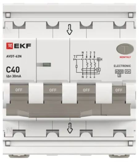 фото Автомат дифференциальный EKF D63N46EA40C30 в Санкт-Петербургe