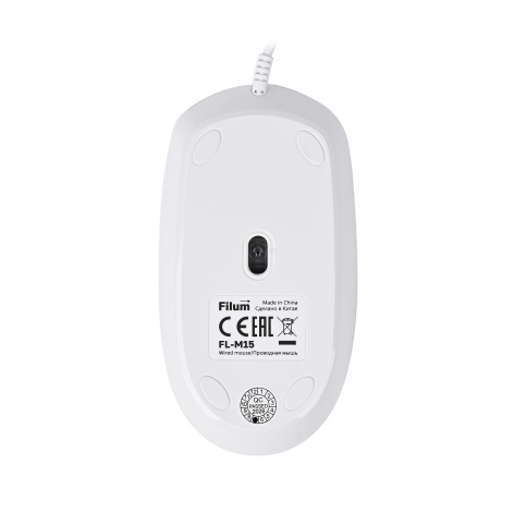 фото Оптическая светодиодная мышь Filum FL-M15-WH, Белый, [FL-M15-WH] в Санкт-Петербургe