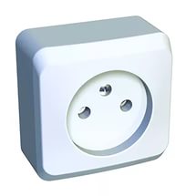 

Розетка Schneider Electric PA16-002B Этюд 1-ая, без заземления, со шторками, наружная, 16 А, 250 В, 3680 Вт, IP20, в сборе (белая), PA16-002B