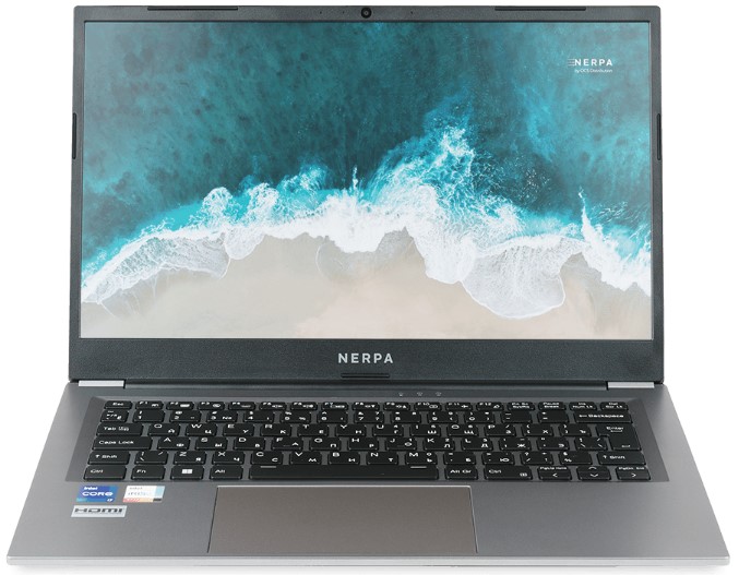 Ноутбук Nerpa Caspica I752-14 i7 1255U/32GB/1TB SSD/noDVD/14" FHD IPS/BT/WiFi/Win10Pro/titanium gray/titanium black