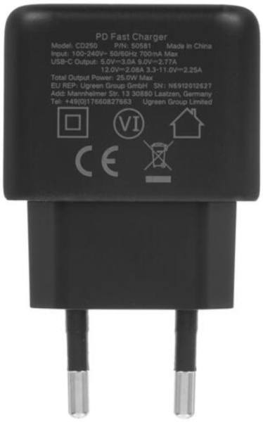 фото Зарядное устройство сетевое UGREEN CD250 в Перми