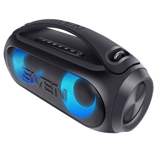 

Портативная акустика 2.0 Sven PS-380 SV-021696 черная (100 Вт, TWS, BT, FM, USB, microSD, LED-дисплей, 4400мА*ч), PS-380