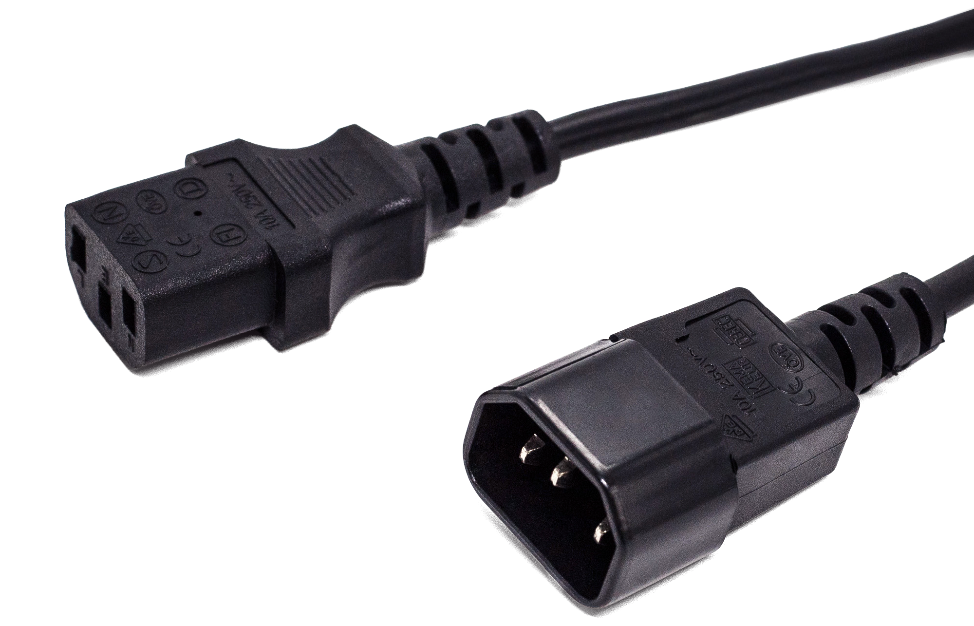 

Кабель питания Filum FL-PC10-C13-C14-1.8M С13- C14, 3х0.75мм², 220В, 10A, чёрный, 1.8м, FL-PC10-C13-C14-1.8M