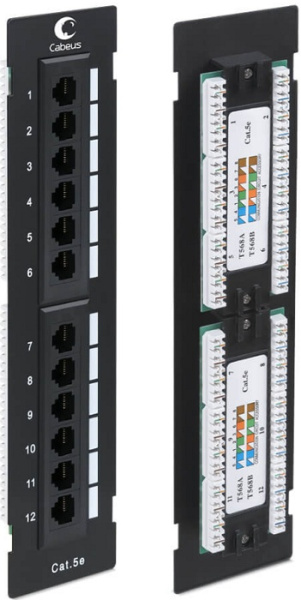фото Патч-панель  Cabeus PL-12-Cat.5e-WL-Dual IDC в Самаре