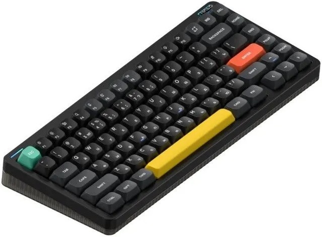

Клавиатура Wireless Nuphy Halo75 V2 QMK, Obsidian Black, RGB, Hot Swap, Silent Red Switch, Halo75 V2