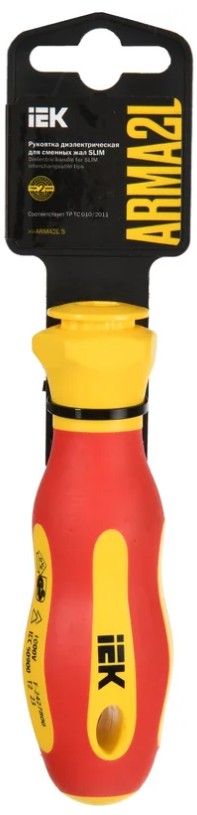 

Рукоятка IEK A2L5-SH20-T2 ARMA2L 5 диэлектрическая для сменных жал SLIM, A2L5-SH20-T2