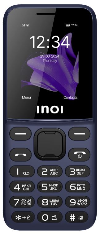 

Мобильный телефон INOI 140 Classic Lite 6297001537749 4G Blue, 140 Classic Lite