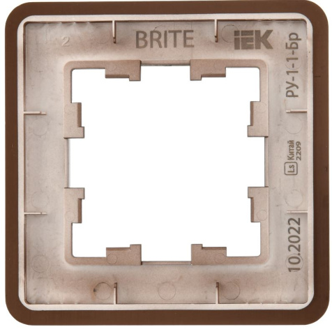 фото Рамка одинарная  IEK BR-M12-M-21-K30 в Ростове-на-Дону