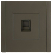 фото Розетка компьютерная IEK FP-K10-1-K03