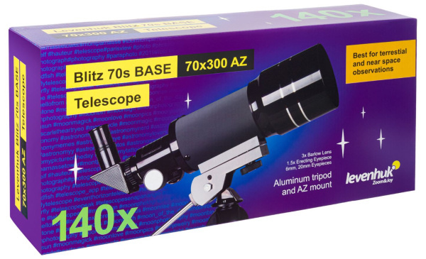 фото Телескоп  Levenhuk Blitz 70s BASE в Санкт-Петербургe