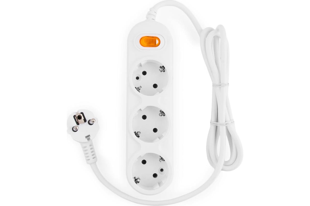 

Сетевой фильтр Power Cube PC-2-1,5M 3р с/з выкл., 2200 Вт, 10 А, 1.5 м 3*0,75, PC-2-1,5M
