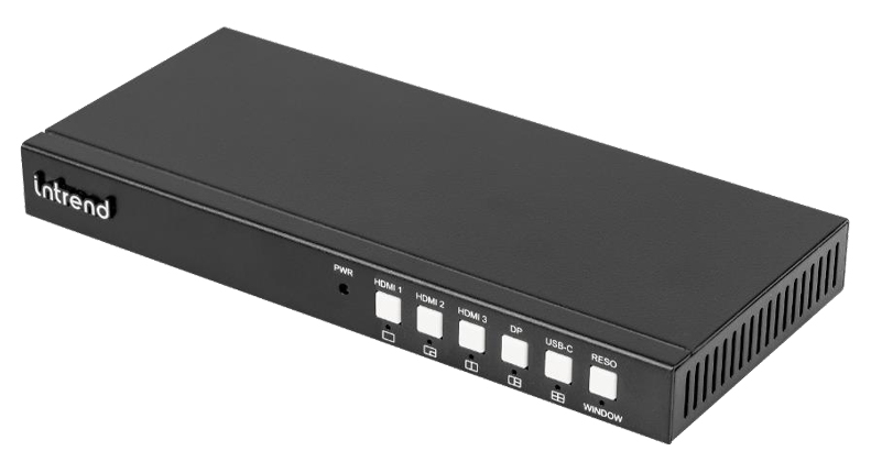 

Коммутатор презентационный INTREND УВСН.468364.051 5x1, 3-HDMI,1-DP, 1-Type C, бесподрывный, с поддержкой многооконного режима, выход HDBT, УВСН.468364.051