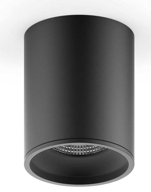 

Светильник Gauss HD007 LED накладной HD007 12W (черный) 4100K 79x100,920лм,, HD007
