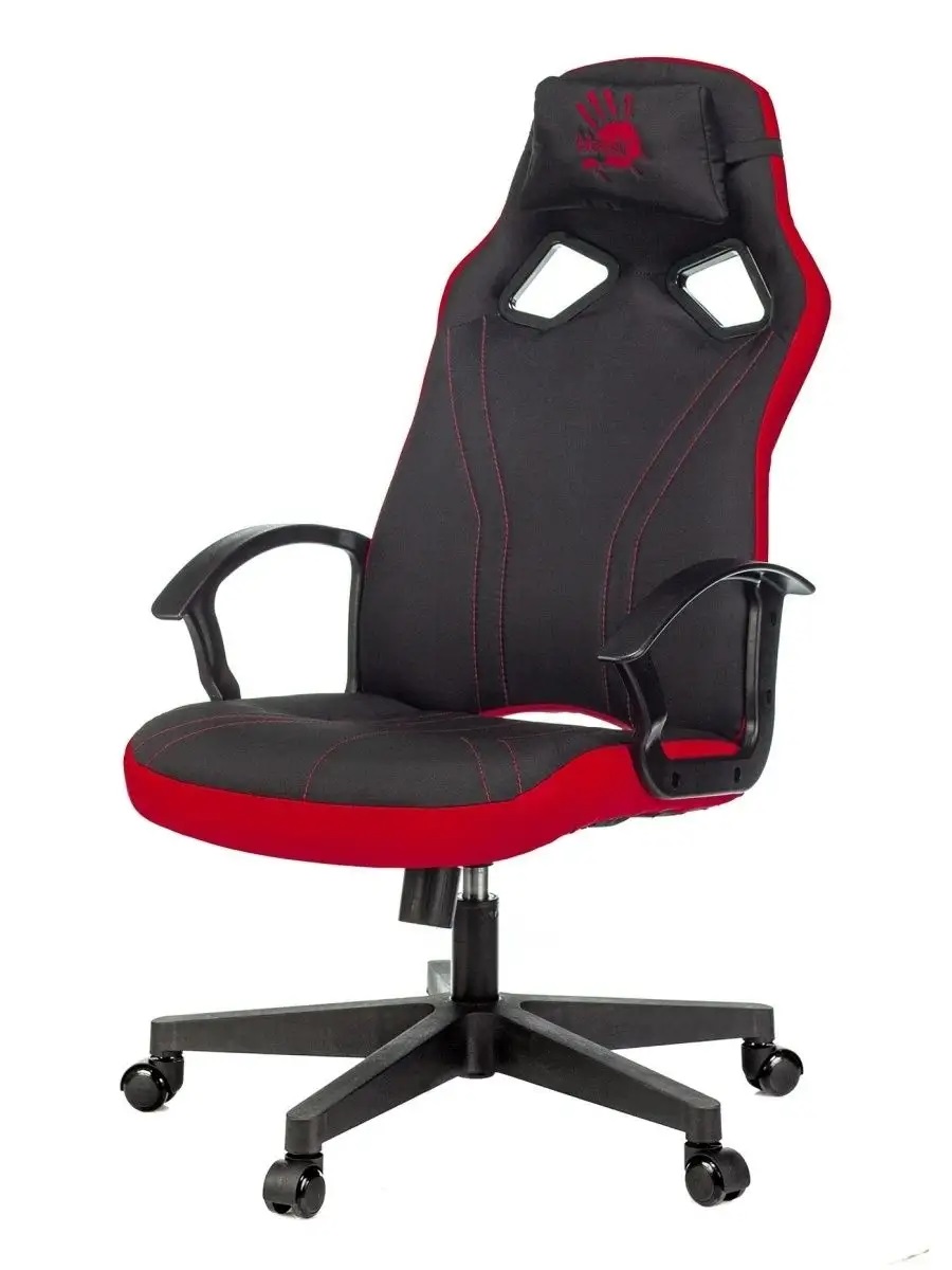 

Кресло A4Tech BLOODY GC-150 игровое черный с подголов. крестов. пластик, BLOODY GC-150