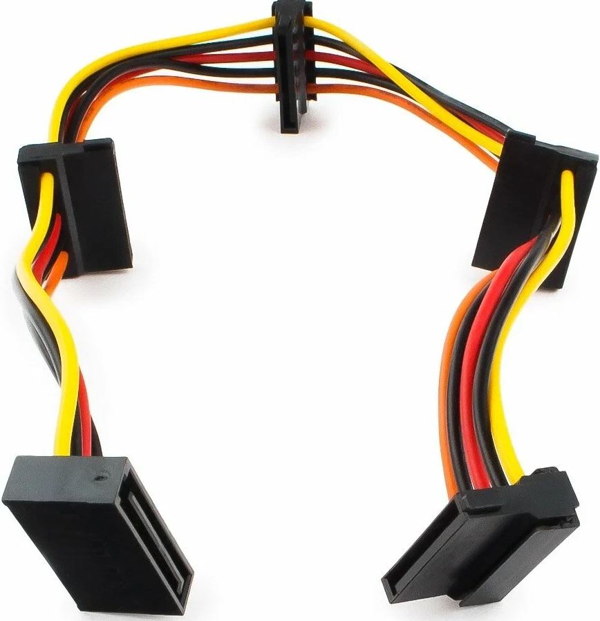

Удлинитель Cablexpert CC-SATAMF-03 кабеля питания SATA, 4x15pin(M)/15pin(F), 40см, CC-SATAMF-03
