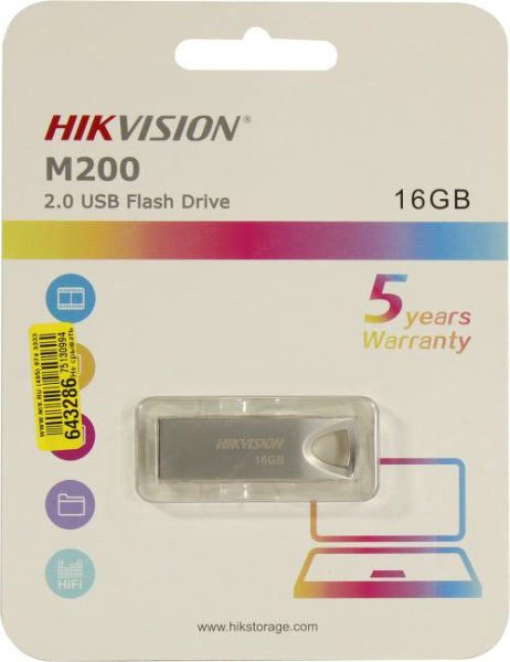 фото Накопитель USB 2.0 16GB HIKVISION HS-USB-M200/16G в Ростове-на-Дону