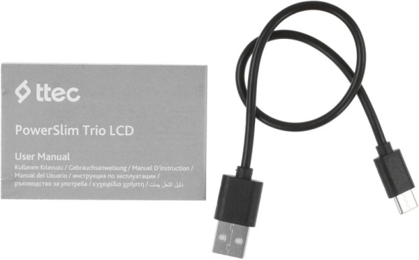 фото Аккумулятор внешний TTEC PowerSlim Trio LCD в Омске