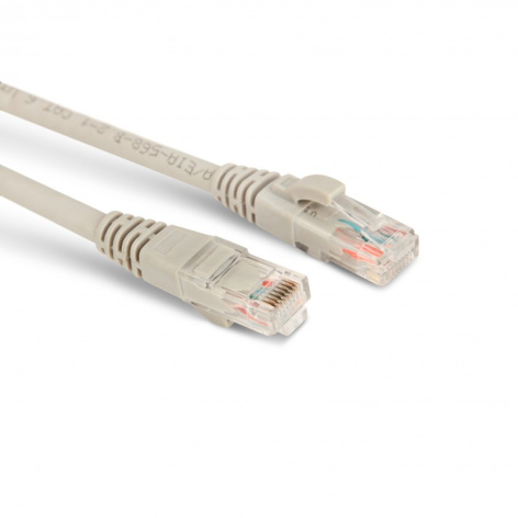 фото Кабель патч-корд U/UTP 6 кат. 5м Hyperline PC-LPM-UTP-RJ45-RJ45-C6-5M-LSZH-GY в Екатеринбурге