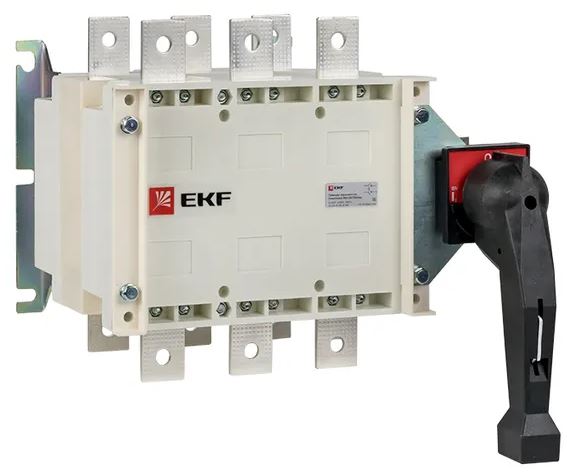 

Рубильник-переключатель EKF pscs-400-3 400A 3P c рукояткой управления для прямой установки PowerSwitch, pscs-400-3