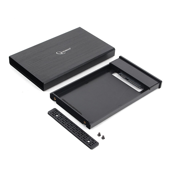 

Внешний корпус для HDD SATA 2.5” Gembird EE2-U3S-55 для HDD/SSD SATA 6Gb/s 2.5", USB 3.0, алюминий, черный, EE2-U3S-55