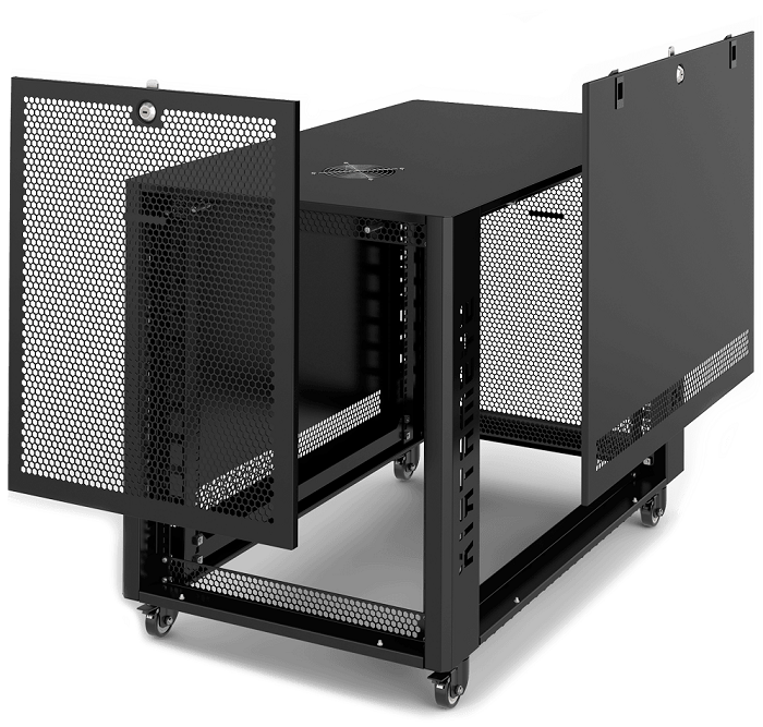 

Шкаф серверный 19", 12U SYSMATRIX MR 6012.933 600x1000x655mm, напольный, черный, MR 6012.933