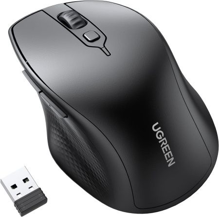 

Мышь Wireless UGREEN MU101 90395 4000 dpi, black, MU101