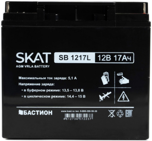 фото Аккумулятор  Бастион SKAT SB 1217L в Казани