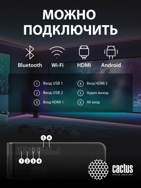 фото Проектор  Cactus CS-PRM.01B.WUXGA-A в Волгограде