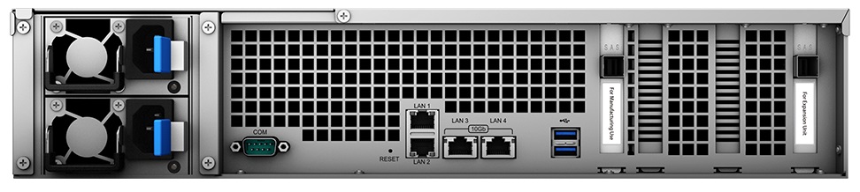 

Сетевое хранилище Synology FS6400 24x2.5" SSD SATA,SAS, RAID JBOD/0/1/5/6/10, 2хGbLAN, 2x10GbLAN, 2xUSB 3.0, 2U, без HD, FS6400