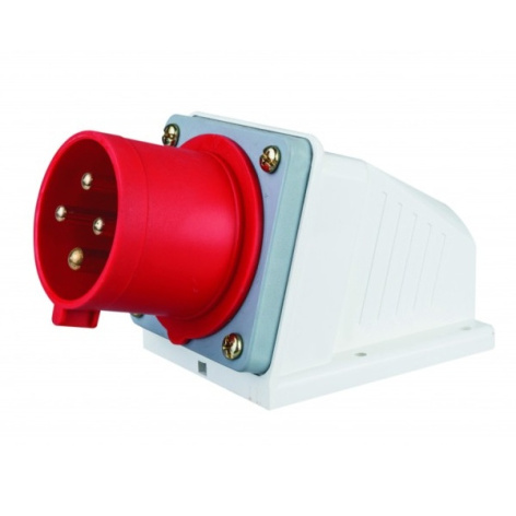 Изображение товара Промышленная вилка DEKraft 26161DEK с заземлением 32А 380В угловая