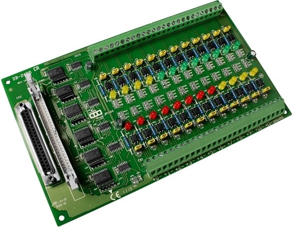 

Плата ICP DAS DB-24PD CR 24 Channel Opto-Isolated Inputs Board w/D-Sub 37 connector, DB-24PD CR