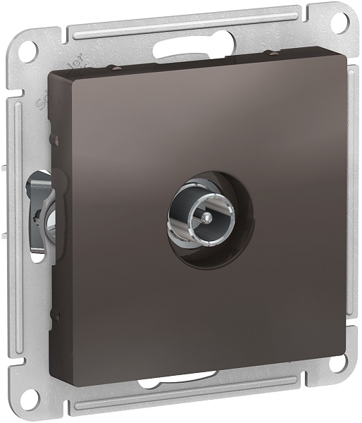 

Розетка Schneider Electric ATN000691 AtlasDesign, TV, оконечная, 1DB, механизм, мокко, ATN000691