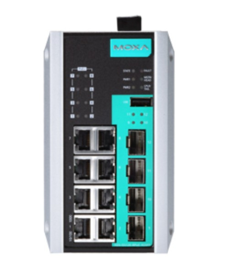 фото Коммутатор PoE MOXA EDS-G512E-8PoE-4GSFP-T в Омске