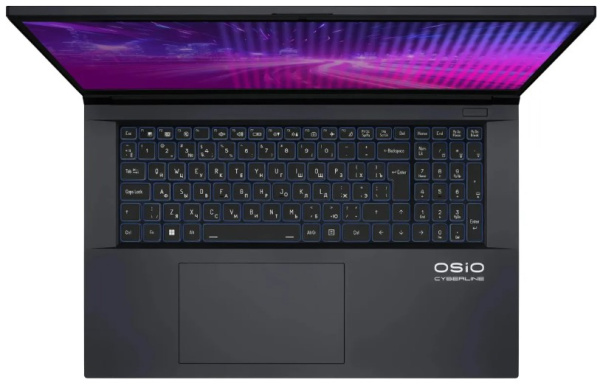 фото Ноутбук  OSIO CyberLine C170i-001 в Ростове-на-Дону 17.3 ", Core i5, 16 Гб RAM, 512 Гб SSD, GeForce RTX 3050, Темно-серый