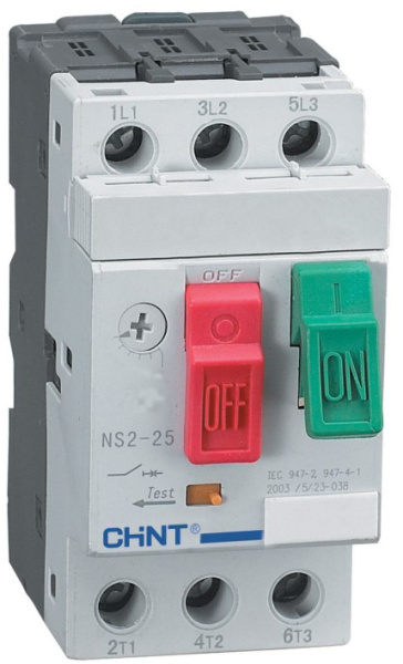 Изображение товара Автоматический выключатель для защиты двигателя CHINT 495074