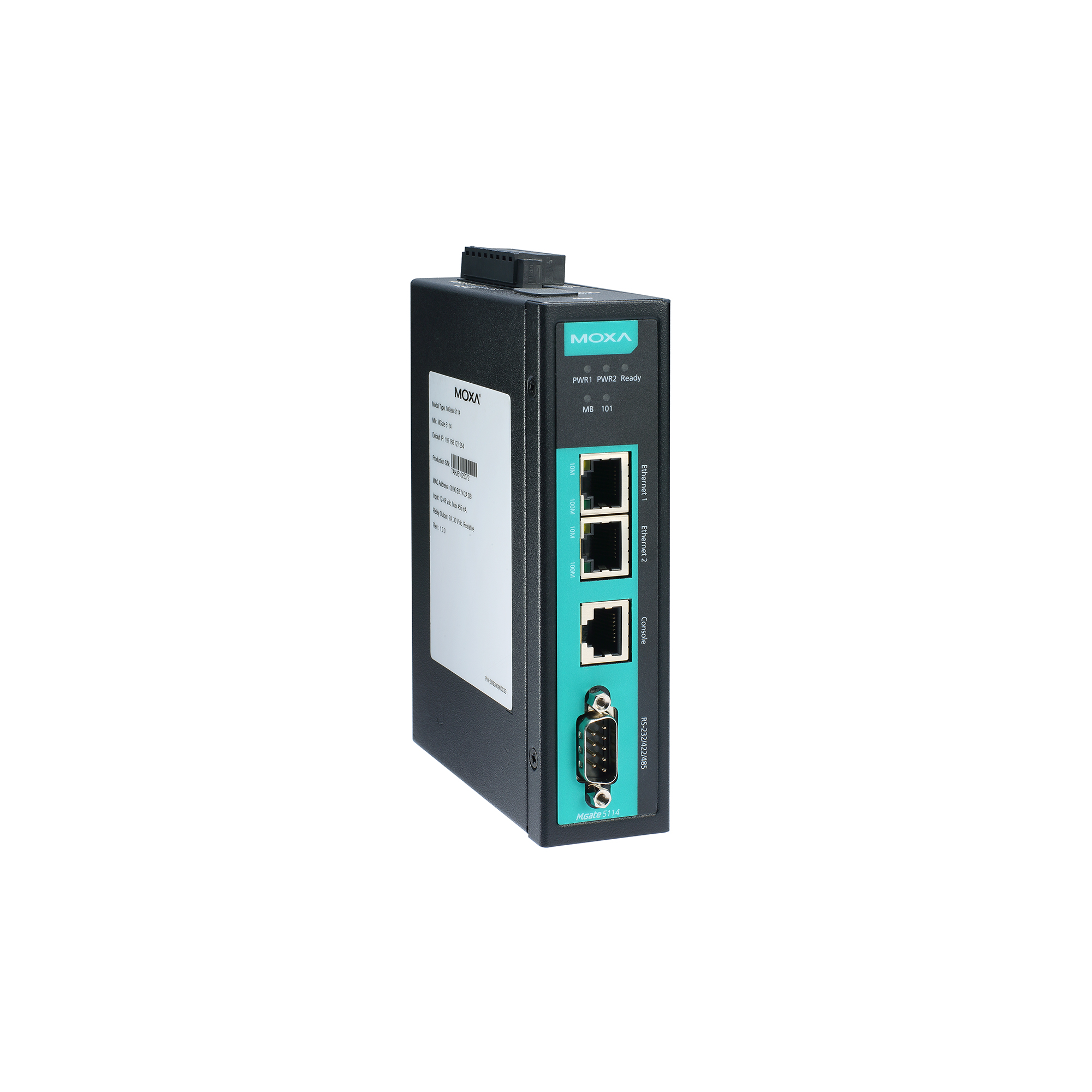 

Преобразователь MOXA MGate 5114 1-port Modbus/IEC101 to IEC104 gateway, t: 0/60, MGate 5114