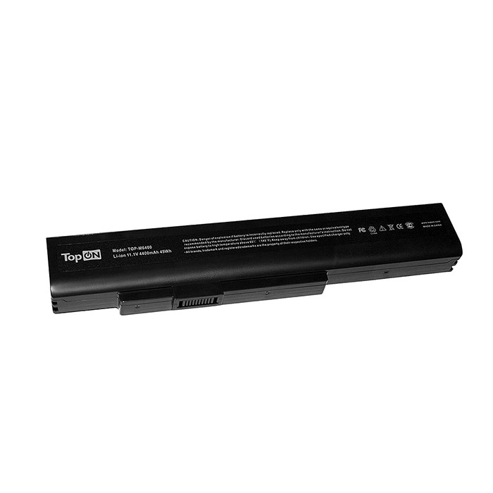 

Аккумулятор для ноутбука DNS TopOn TOP-M6400 MSI A6400, CR640, CX640 Series. 11.1V 4400mAh 49Wh. PN: A32-A15, A41-A15., TOP-M6400