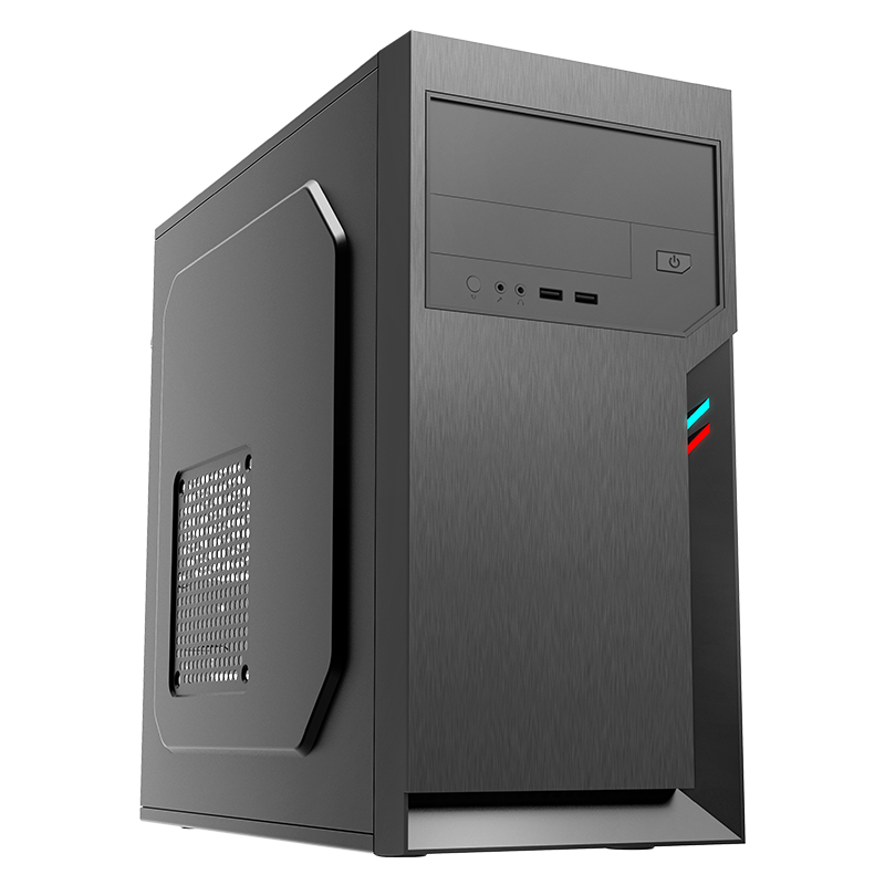 

Корпус mATX Foxline FL-702 черный, БП 450W, 2*USB 3.0, audio, FL-702