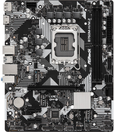 фото Материнская плата mATX ASRock B760M-H/M.2
