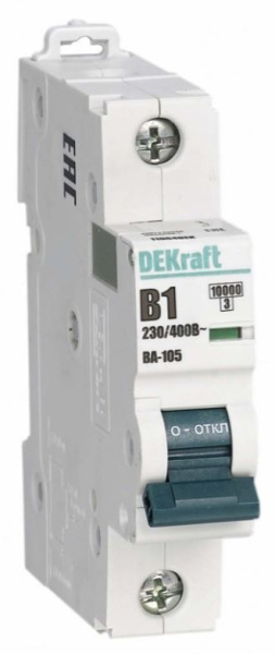 Изображение товара Автоматический выключатель DEKraft 13100DEK серия ВА-105 защита цепей