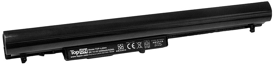 

Аккумулятор для ноутбука HP TopOn TOP-LA044 для моделей Pavilion SleekBook 14, 15, Chromebook 14 14.4V 4400mAh 63Wh. PN: VK04, HSTNN-YB4D, TOP-LA044