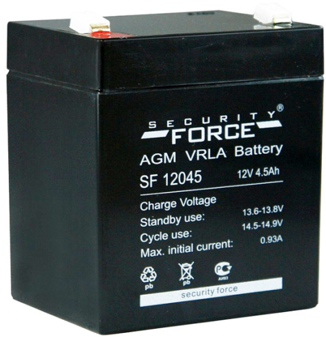 фото Аккумулятор  Security Force 12 В, 4.5 Ач в Уфе