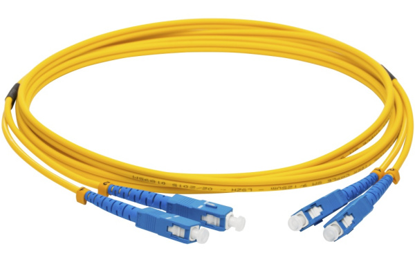 Изображение товара Оптический патч-корд Lanmaster LAN-2SC-2SC/SU-10 для высокоплотных панелей