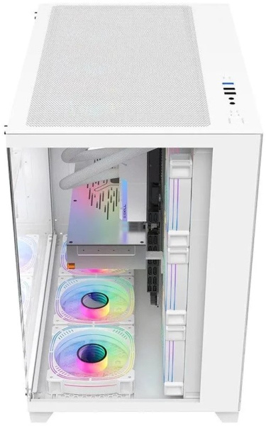 фото Корпус ATX 1STPLAYER MEGAVIEW MV8-TP ARGB White в Екатеринбурге