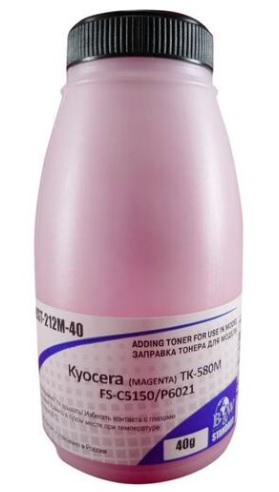

Тонер B&W (Black&White) KST-212M-40 для Kyocera TK-580M, FS-C5150/P6021 Magenta (фл. 40г) 2.8K Standart Tomoegawa фас.Россия, KST-212M-40