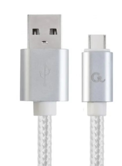 

Кабель USB 2.0 Cablexpert CC-USB2S-AMCM-1M-W AM/Type-C, 3А, 18Вт, QC3.0, силиконовый, медь, 1м, белый, пакет, CC-USB2S-AMCM-1M-W