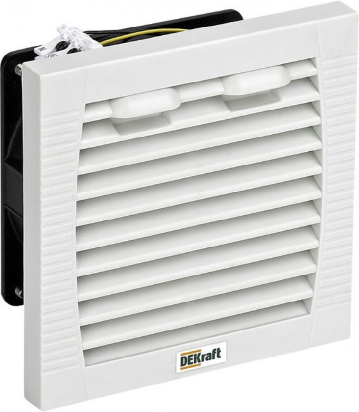 

Вентилятор с фильтром DEKraft 35003DEK IP55 120 M3/Ч 230В ЦВЕТ RAL7035, 35003DEK