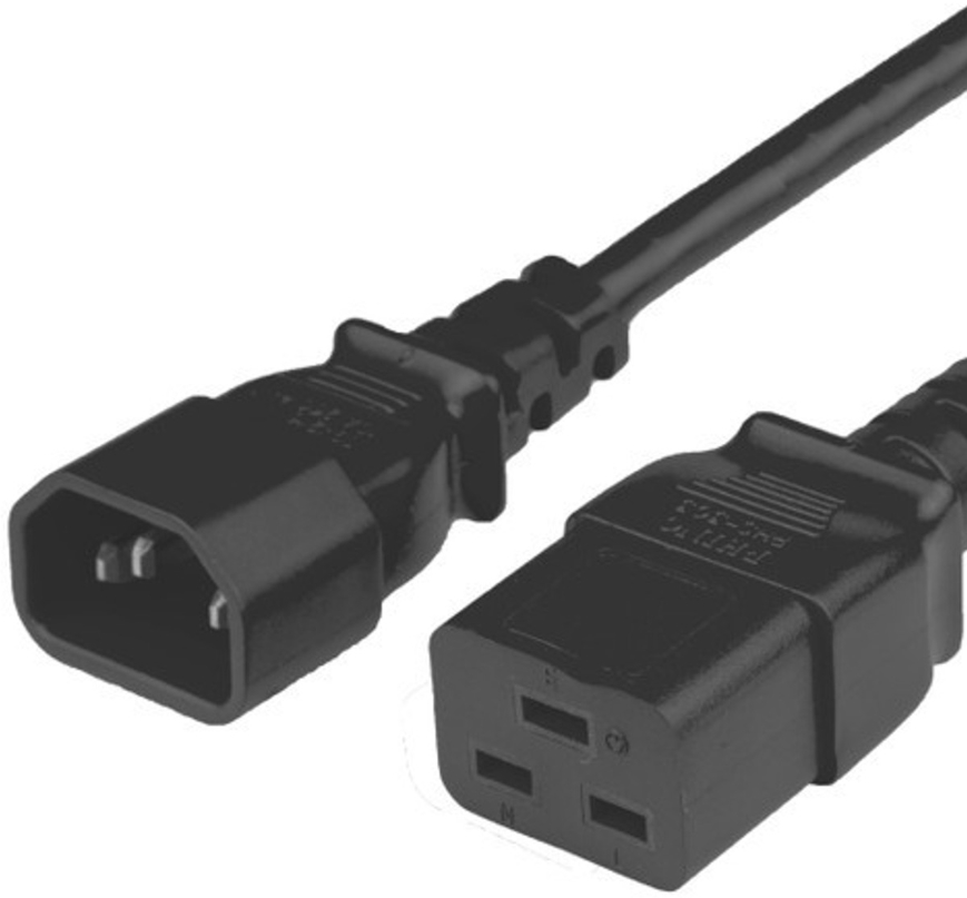 

Кабель питания Filum FL-PC16-C14-C19-1.8M С14- C19, 3х1 мм², 220В, 10A, чёрный, 1.8 м., FL-PC16-C14-C19-1.8M